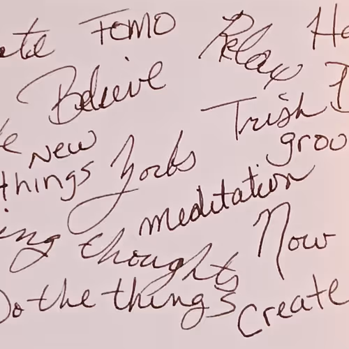 Wordy Art Notes by Trish D.