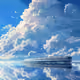 In the sky