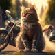 Rider cat