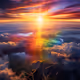 Rainbow and Sunset