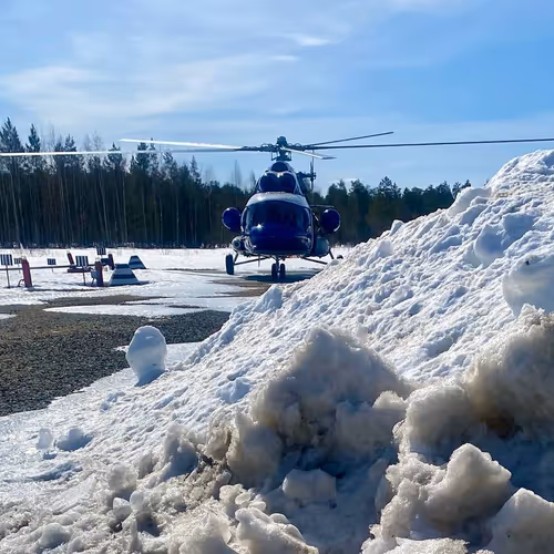 the road has melted, now it’s the only way