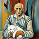 Pablo Picasso and Minou