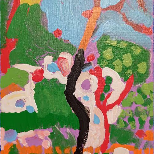 Abstract Art by a Six-Year Old