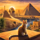 A cat in Egypt
