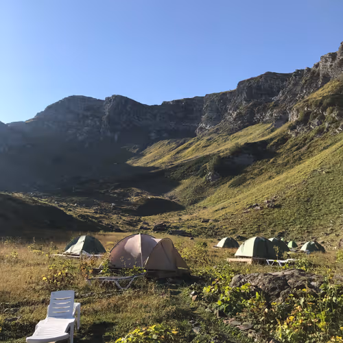 Camp in the mountains 0 ETH (gas only)
