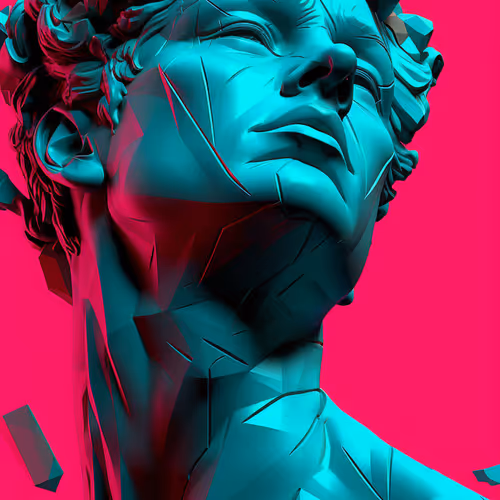Polygonal Statue