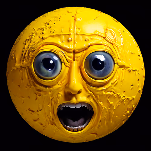 Smiling moon