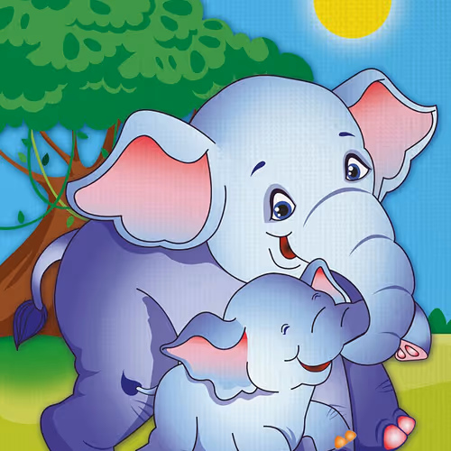 various beautiful elephants