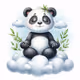 Panda meditating/ 명상하는 판다~