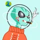 Smoking alien