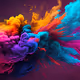colorful smoke