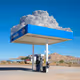 Gas Station in Desert