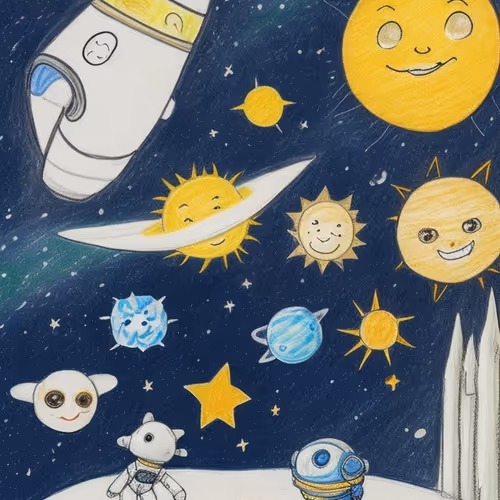 space through the eyes of a child