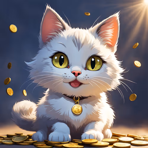 cat in coin