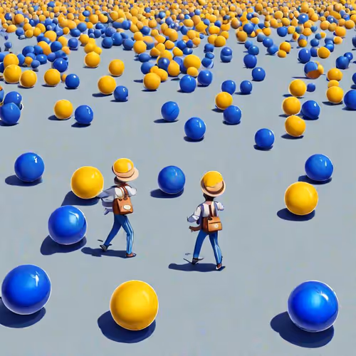 Enjoy your life with blue balls
