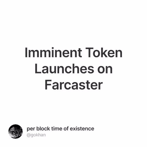 Imminent Token Launches on Farcaster