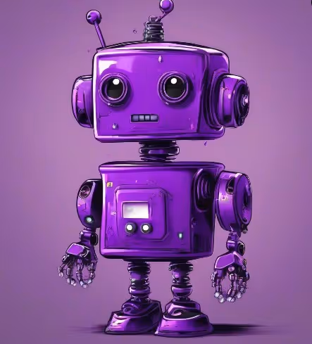Robot Purple