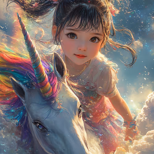 Rainbow unicorn