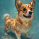 Ethereal Underwater Corgi
