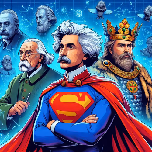 Einstein Superman and the King: Icons United