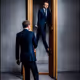 Man on the closet