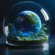 Earth in the glass