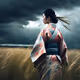 WOMEN IN KIMANO