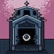 At night in the mausoleum