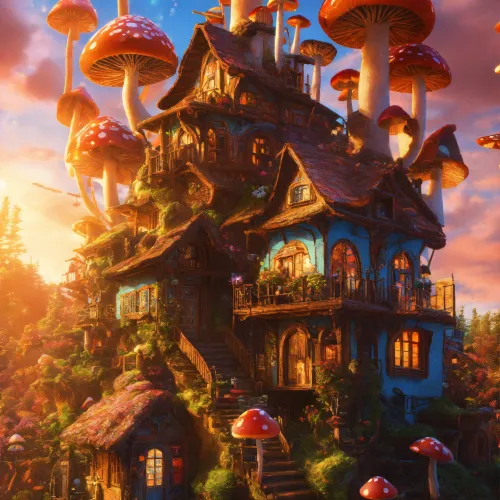 house of mushrooms