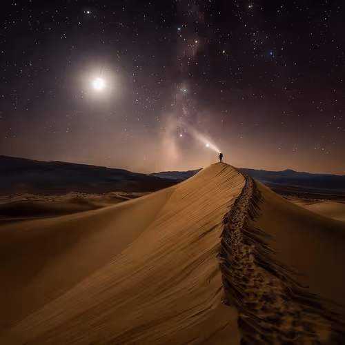A night in the desert