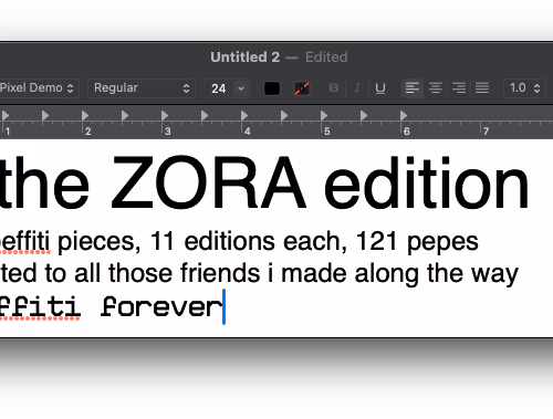 🔮 Pepeffiti Forever – Zora 121 Edition 🔮