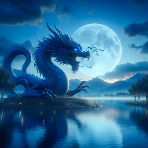 DRAGON AZUL