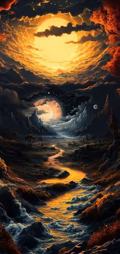 change of day and night