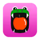 Snake eats apples