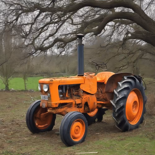 Orange Tractor