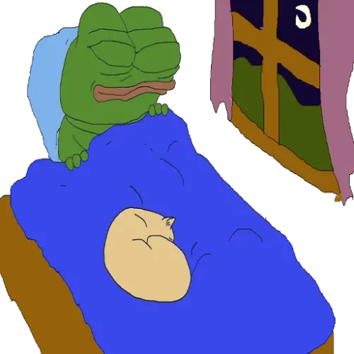 sleepy pepe