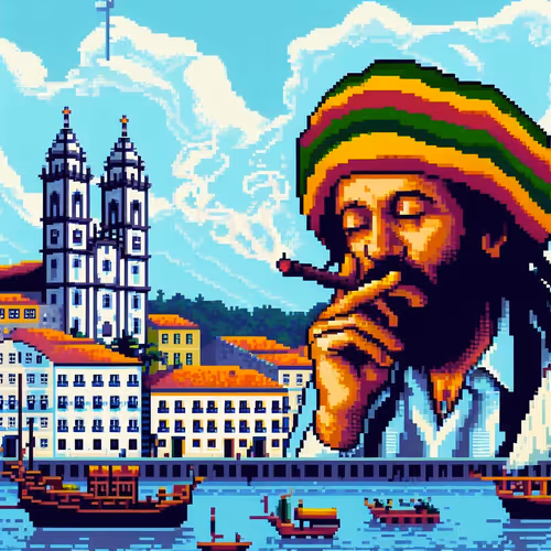 pixel rasta
