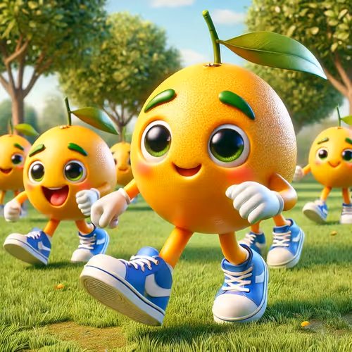 Kumquats Walking in the Park