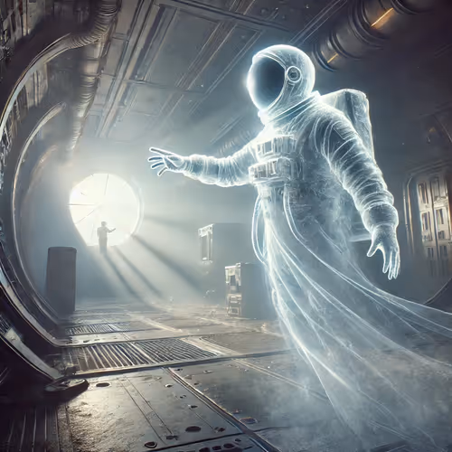 Wandering Ghost Astronauts in Space