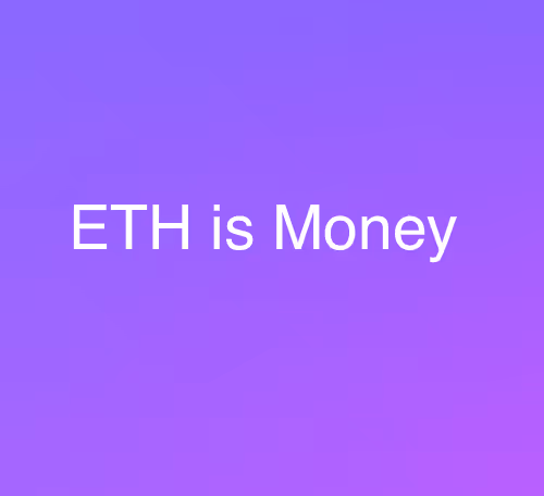 ETH is $$
