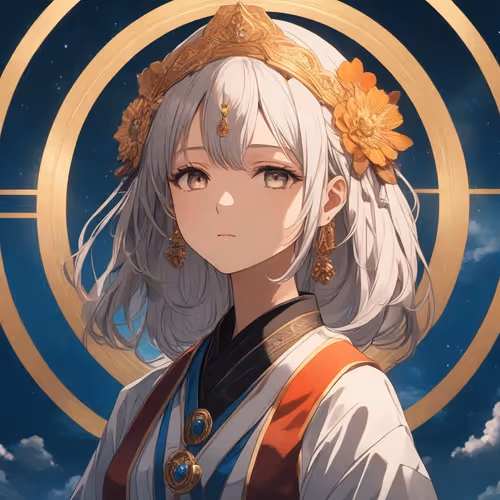 Celestial Elegance: The Radiant Princess