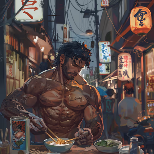 冷やしラーメンマッチョ