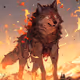Fire Wolf #1
