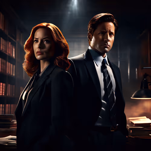 Fox Mulder and Agent Danna Scully The X-Files