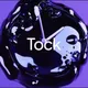 Purple Droplet Clock Ink Chain