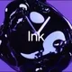 Purple Droplet Clock Ink Chain
