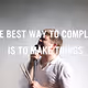 Best way to complain