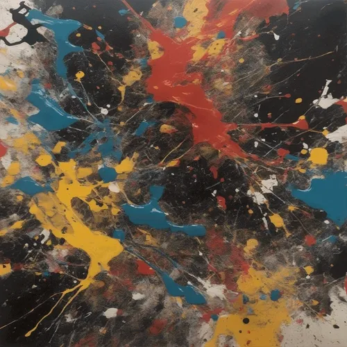 Abstract Splatters