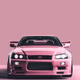 Pink GT-R