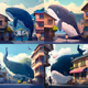 Whale in my town